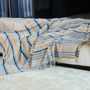 Throw blankets - Cashmere double blanket with jersey trim - SANDRIVER CASHMERE