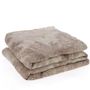 Bed linens - Campagne Ananbo Printed Linen Bed End 90X20 Cm Campagne Violet - EN FIL D'INDIENNE...