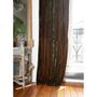 Curtains and window coverings - FORTUNA Curtain 110x300 cm BLACK OLIVE - EN FIL D'INDIENNE...