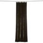 Curtains and window coverings - FORTUNA Curtain 110x300 cm BLACK OLIVE - EN FIL D'INDIENNE...
