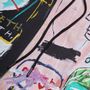 Prêt-à-porter - Sweat à capuche unisexe Jean-Michel Basquiat IN ITALIAN - ROME PAYS OFF