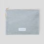 Clutches - Large organic cotton canvas pouch - LES PENSIONNAIRES