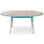 Tables Salle à Manger - Table ronde en bois massif, diamètre 100 cm - 11 couleurs et plusieurs dimensions - MON PETIT MEUBLE FRANÇAIS