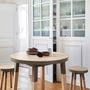 Dining Tables - Round solid wood table, diameter 100 cm / 39.4" - 11 colors and several dimensions - MON PETIT MEUBLE FRANÇAIS