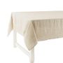 Table linen - RESEDA PURE LINEN EMBROIDERED TABLECLOTHS AND NAPKINS - CHARVET EDITIONS