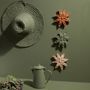 Decorative objects - JANIS (Star anise flower) - MONOCHROMIC CERAMIC