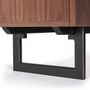 TV stands - Walnut TV stand with 2 doors - several dimensions - MON PETIT MEUBLE FRANÇAIS