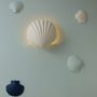 Decorative objects - MENORCA (Seashell wall lamp) - MONOCHROMIC CERAMIC