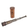Objets de décoration - Télescope avec étui en cuir - BAROQUE COLLECTION - DUTCH STYLE