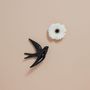 Decorative objects - VOLAGE (Swallow) - MONOCHROMIC CERAMIC