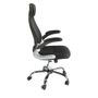 Chaises - Chaise de bureau pivotante en tissu noir - ANGEL CERDÁ