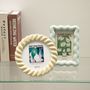 Decorative objects - OVAL BRAID PHOTO FRAME HF - HELIO FERRETTI