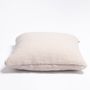Fabric cushions - IN THE MOON CUSHION (ecru&anthra) - MAISON JEUDI