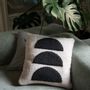 Fabric cushions - IN THE SUN CUSHION (ecru&anthra) - MAISON JEUDI