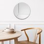 Mirrors - Reflective Elegance: Cloudnola's XL Mirror - Diam 58 cm - CLOUDNOLA