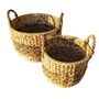 Caskets and boxes - BEMR set of 2 incense, rattan and abaca baskets - BALINAISA