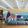 Tapestries - Falaise d'Aval panoramic wallpaper - ACTE-DECO