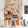 Tapestries - Minimal Jungle Panoramic Wallpaper - ACTE-DECO