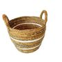 Laundry baskets - Set of 3 Gentong and Abaca GBMS2 baskets - BALINAISA