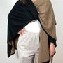 Prêt-à-porter - Accessoire de mode en laine - Ruana Bi Color - T'RU SUSTAINABLE HANDMADE