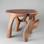 Artistic hardware - Domus, Luxury and Elegant Coffee Table - Sculptured From Single Piece of Wood - LOGNITURE