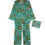 Homewear - BLOCK PRINT COTTON PAJAMAS - CURIOSITY LAB