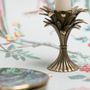 Decorative objects - Recycled brass Feather candle holder - WILD BY MOSAIC