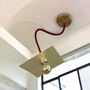 Decorative objects - Movement. Wall or ceiling lamp. 23 carat gold leaves - ATELIER DE MR C