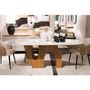 Dining Tables - PETRA DINING TABLE. NATURAL, WHITE, OCHRE - VP INTERIORISMO