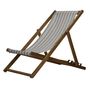 Outdoor decorative accessories - DEAUVILLE cushion, sun lounger and deckchair - HAOMY / HARMONY TEXTILES