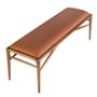 Benches - Brown leatherette stool - ANGEL CERDÁ