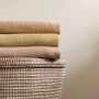 Throw blankets - Damla Organic Cotton Throw - LÜKS LINEN