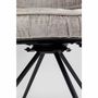 Chairs - Swivel Chair Arabella Silver - KARE DESIGN