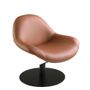 Armchairs - Brown leatherette swivel armchair - ANGEL CERDÁ