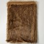 Homewear - Luxury faux fur throw, Rollo with a primary Navajo backing. - WILLIAM WORLD MADE