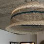 Office design and planning - VERVEINE light, linen and cotton rope Height 60 cm Height: 60 cm, diameter: 60 cm, delivered with frame. - ADELE VAHN