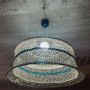 Office design and planning - VERVEINE light, linen and cotton rope Height 60 cm Height: 60 cm, diameter: 60 cm, delivered with frame. - ADELE VAHN
