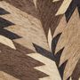 Throw blankets - Luxury faux fur throw, Coyote with a Neutral Navajo backing. - WILLIAM WORLD MADE