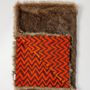 Homewear - Luxury faux fur throw, Luxury faux fur throw, Grey Wolf with a Aztec Fire backing. - WILLIAM WORLD MADE
