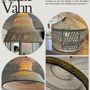Office design and planning - Small HELICHRYSE light fixture in natural jute Height 30 cm Height 30 cm Diameter 50 cm delivered with electric mount - ADELE VAHN