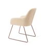 Chaises pour collectivités - Kushi Dining Chair - Trouty Tinge, Slide Rose - JESPER HOME