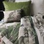 Bed linens - COCHIN Ananbo printed linen throw 140x250 cm CELADON - EN FIL D'INDIENNE...