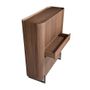 Sideboards - Tall sideboard walnut and dark metallised steel - ANGEL CERDÁ