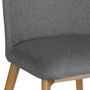 Chairs - Dark grey fabric chair - ANGEL CERDÁ