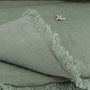 Plaids - ETAMINE Bout de lit 90x200 cm ETAMINE 2 LICHEN - EN FIL D'INDIENNE...