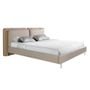 Beds - Mink leatherette and grey fabric bed - ANGEL CERDÁ
