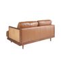 Sofas - 2 seater sofa brown leather - ANGEL CERDÁ