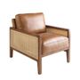 Armchairs - Brown leather armchair - ANGEL CERDÁ