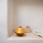 Candlesticks and candle holders - AKI MUSTARD oil lamp and diffuser - AKI