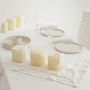 Candles - White candles with lace - ARTE PURA  DANIELA DALLAVALLE